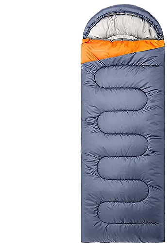 Sac de couchage léger orange 220x75 cm pour le camping