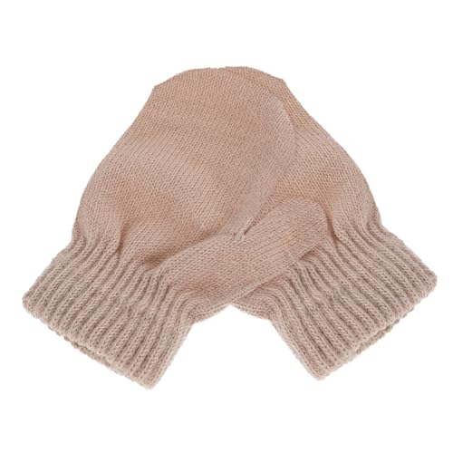 Beatifufu Infant Winter Gloves Toddler Boy Mittens Soft Knitted Mittens for Kids Warm Snow Gloves