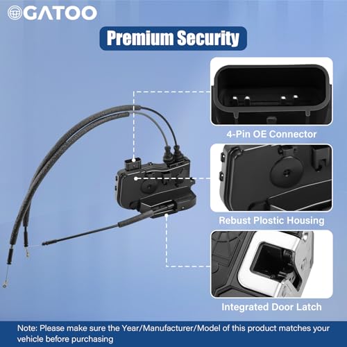 Image of Front Passenger Right Side Door Lock Actuator for Hyundai Sonata 2011-2015 | for 2011 2012 2013 2014 2015 Hyundai Sonata 1.6L 2.0L 2.4L, Front Right Door Latch Motor Assembly, 813203S020