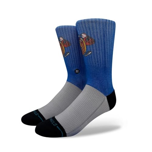 Stance Mens LA Dodgers Dog Crew Socks (Royal 9-13)