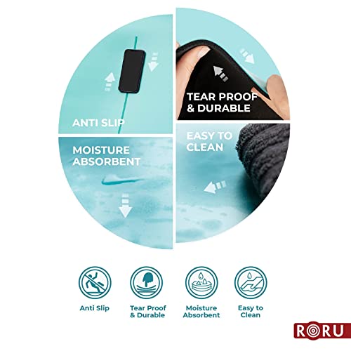 Roru Concept Sun Series Yoga Mat Thick Non Slip, Large And Wide 72 X 27 Inch, Rubber Yoga Mat Non Slip, Workout Exercise Mat For Pilates, For Women And Men, Durable (0.1/0.2 Inches) (5 Mm - Creamy Yellow) #TOP4