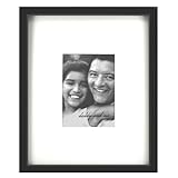 Fetco Home Decor Grenon - Marco de fotos mate para galería de pared, 11.7 x 19.8 pulgadas, color negro