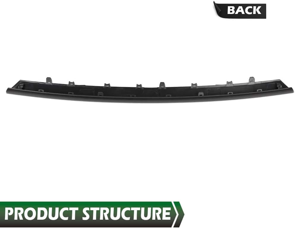 GRAND ORANGE Front Lower Center Bumper Cover Molding Trim Replace Compatible With 2018-2020 Toyota Camry SE XSE Model