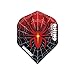 Winmau Rhino Long Life Standard Extra Thick Dart Flights (3 Sets of 3 - 9 Flights) (Black Widow)