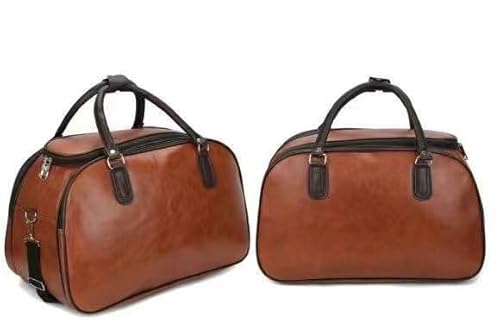 Bolsa Mala de Bordo de Viagem pequena couro sintetico executiva (CARAMELO)