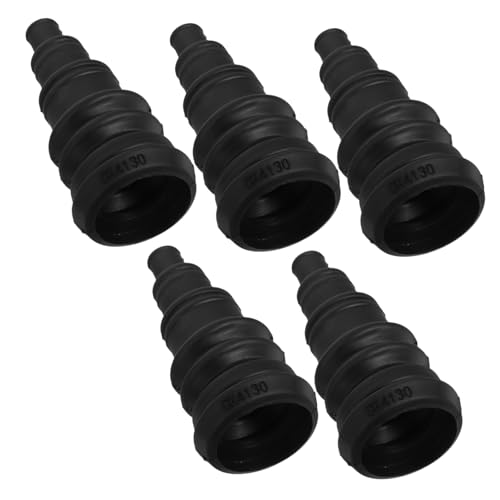 HAKIDZEL 5pcs Rubber Firewall Wire Grommets for 3/8 to 1 Inch Wire Bundles Flexible Cable Pass-Through Grommets for Automotive and Industrial Wiring