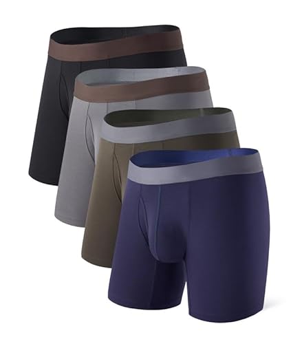 DAVID ARCHY bamboo rayon pouch boxer briefs 4pk