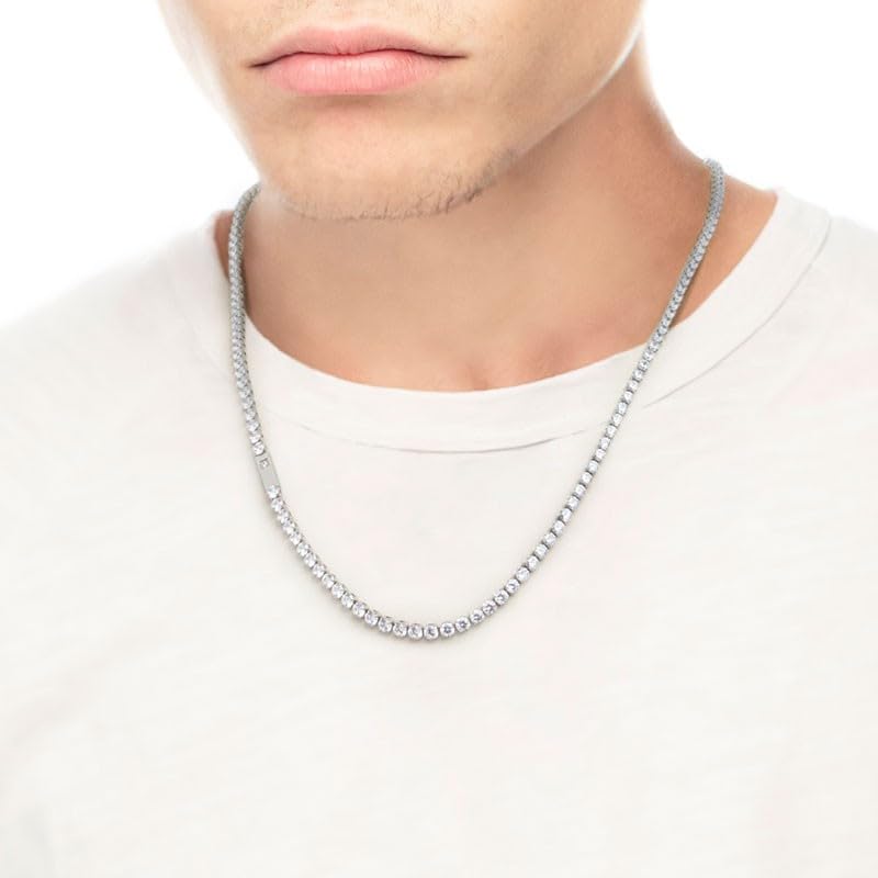 NADIR Collana Uomo Marlù 1CO0047-W tennis con zircone