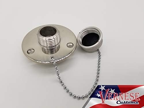 Water Outlet, Polished 316 Stainless Steel