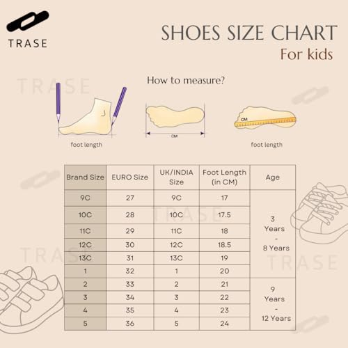 Image of TRASE Kids Sports Shoes for Boys | Lightweight Comfortable Running & Walking Shoes with Anti-Skid Sole
