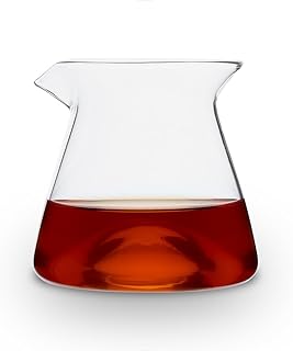 Watchget 300ml Coffee Server Glass Coffee Carafe Pour Over Coffee Server Heat Resistant Coffee Pot Maker