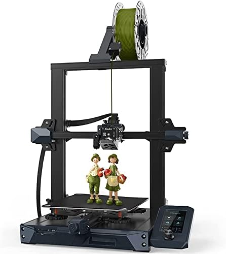 Official Creality Ender 3 S1 3D Printer with Direct Drive Extruder CR Touch Auto Leveling High Precision Double Z-axis Screw Silent Board Extra Glass Bed Printing Size 220x220x270mm