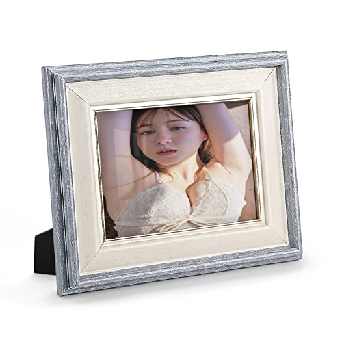 トリンドル玲奈木製フォトフレームファッションフォトフレーム壁掛け木目自然縦と横の組み合わせ母の日結婚記念日誕生日プレゼント