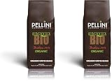 Pellini Caffè in Chicchi per Espresso Bio, Miscela 100% Arabica, Caffè in Grani dal Sapore Dolce e Delicato da Agricoltura Biologica, 500g (Confezione da 2)