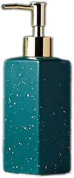 Fashion soap Dispenser Soap Dispenser Pump Ceramics Liquid Dispensing Bottles for Bathroom and Kitchen Liquid Soap Organize 11oz Fashion