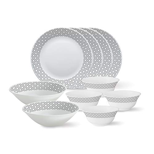By Borosil Dinner Set 10 Pcs