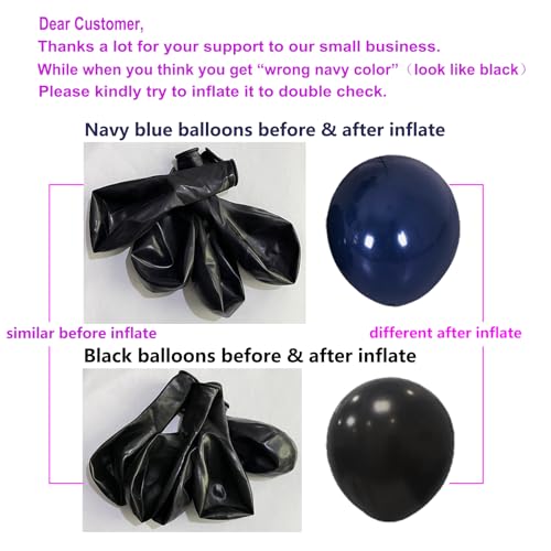 Image of ZJDHPTY 4 Set Navy Blue Silver Balloon Stand Table Centerpieces Party Decor | Retirement Party Decorations,Balloon Centerpieces for Birthday Graduation Wedding Anniversary New Years Eve Party Supplies