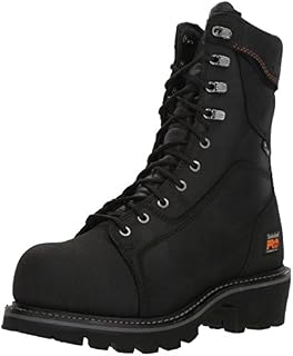 Timberland PRO Men's Rip Saw Comp Toe Logger Work Boot,Black,12 W US