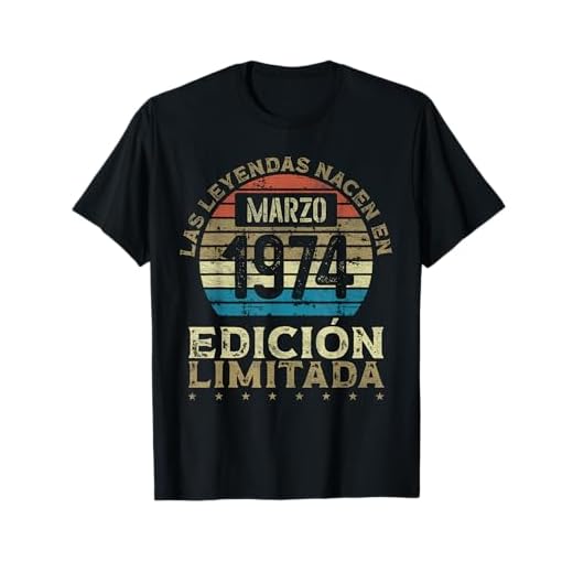 Las Leyendas nacen en Marzo de 1974 - 49 Años Cumpleaños Camiseta