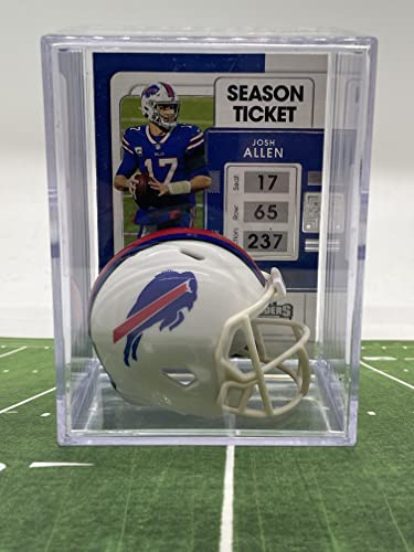 Buffalo Bills NFL Helmet Shadowbox w/Josh Allen card