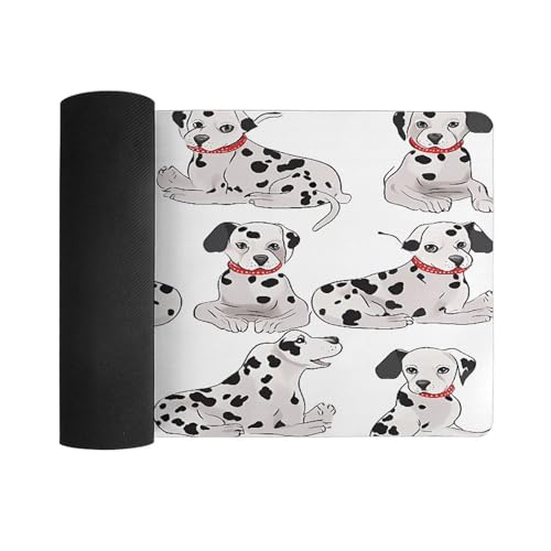 Cute Dalmatian Desk Pad con Base de Goma 30x60 cm miniatura 3