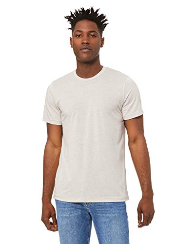 Image of Bella Canvas Mens 3.4 Oz. Triblend T-Shirt (3413C) -Cement TRI -3XL