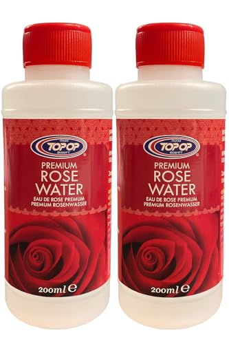 Premium Rose Water 200ml (Pack of 2) | Natural Aromatic Essence for Cooking, Baking, Indian Sweets, Desserts & Drinks | Authentic Flavouring