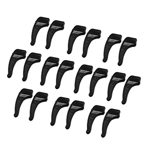 LEIPUPA 10 Pares Anti-derrapante óculos De Silicone óculos Aperto Da Perna Titular Titular Ganchos D