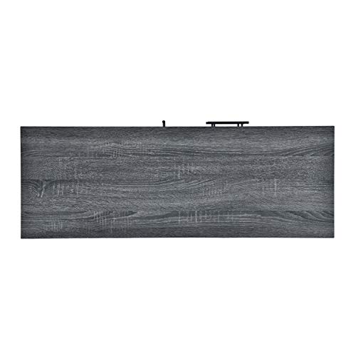 Christopher Knight Home Sylvia Modern Industrial 6 Shelf Multi-Functional Cabinet, Sonoma Oak + Black #TOP5