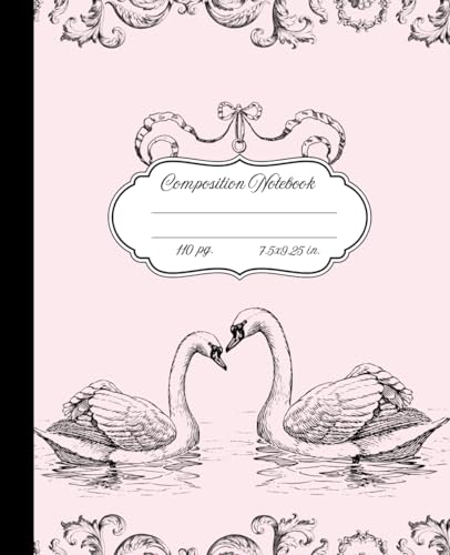 Pink Swan Composition Notebook