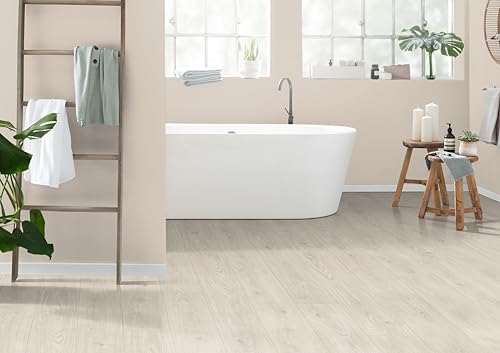 EGGER Aquadura+ Hybridboden EDF184 Berdal Eiche weiss 1292x193x7,5mm (1,995m²)