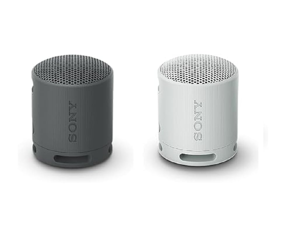 Sony SRS-XB100 - Enceinte sans Fil Bluetooth, Portable, légère, compacte (Noir + Gris)