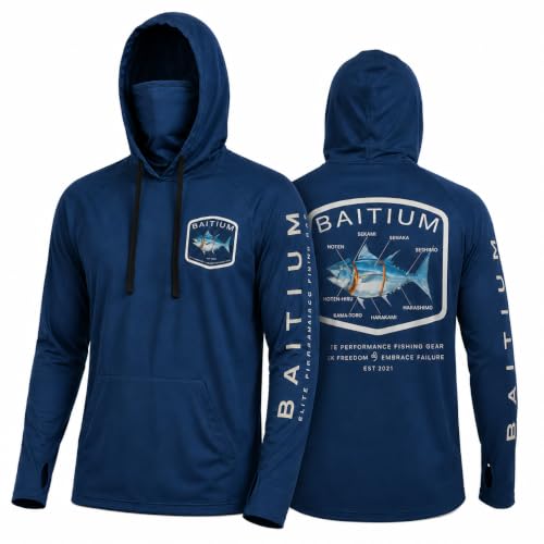 Baitium Men's Bluefin Recycled Polyester Hoodie