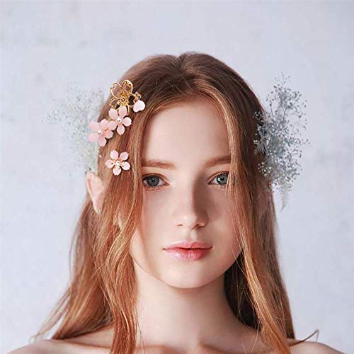 Sakura Pearl Hair Clip Alloy Bobby Pins Hair Pin Barrette For Women Girls 4 Pcs #TOP2