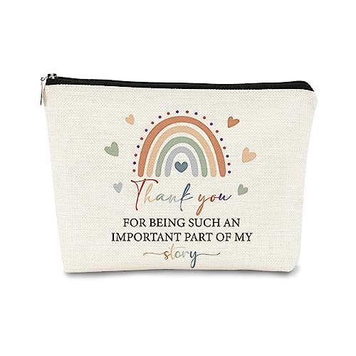 BARPERY Teacher Gifts: Cosmetic Organizer Bag - Small Travel Makeup Bag With Multiple Compartments