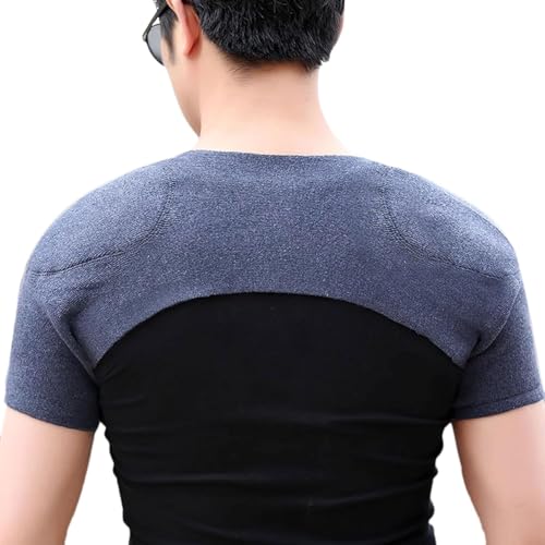 Soporte De Hombro Doble Protector De Articulaciones Transpirable Y Cómodo Oficina De Recuperación Correa De Hombro Cálida para El Dolor De La Artritis por Dislocación, L