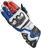 Held Motorradhandschuhe lang Motorrad Handschuh Titan RR Handschuh blau/rot/weiß 9,5, Herren, Sportler, Ganzjährig, Leder