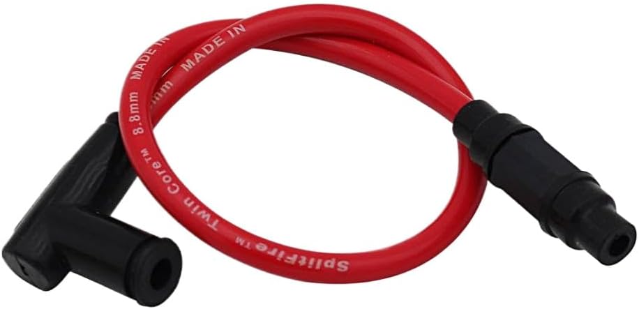 Universal Motorcycle ATV Ignition Wires Cap Cover Compatible with Various Models(Orange)