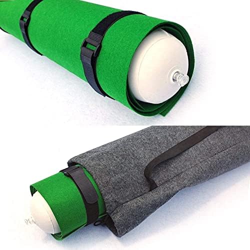 BangShou Jigsaw Mat, Puzzle Roll Mat, Portable Jigroll up to 1500 Pieces Jigsaw Board, Foldable Puzzle Saver Storage Felt Pad with inflatable Pump