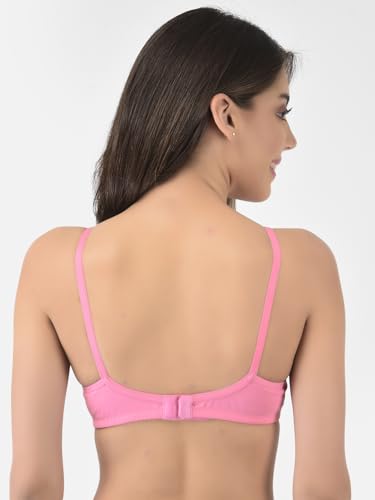 Image of Softline Women's Cotton Rich Wire-Free Non-Padded Round-Neck Bra Combo | Seamless & Breathable Fabric for All-Day Comfort | Smooth Fit & Everyday Support (Pack of 2)