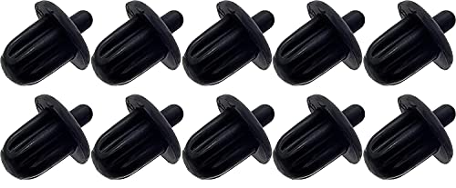 オーディオファン ダストキャップ ステレオ 標準 プラグ 6.35mm ダストカバー ホコリ混入防止 ブラック 10点セット