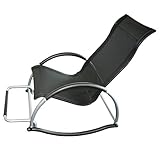 Big Home Shop Trueshopping Ledro Rocking Chair con reposapiés...
