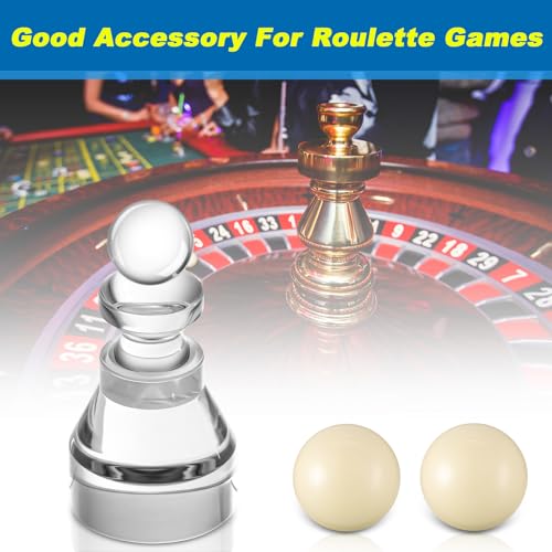 Silipull Roulette Win Marker and 2 Pcs 15 mm Roulette Balls Acrylic Accessories Wheel Table Game Set(Lively) by Silipull - Image 6