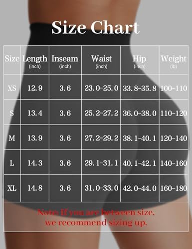 YEOREO SoftHue Women's Biker Shorts Workout Hidden Scrunch Gym Shorts Black — view 5