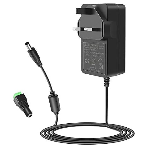SHNITPWR 12V 3A 36W DC Power Supply Adapter 100V~240V AC to DC 12 V 3 A 36W Converter Transformer LED Driver with 5.5x2.5mm Plug for LED Strip 3D Printer CCTV Security Camera LCD Monitor Cover