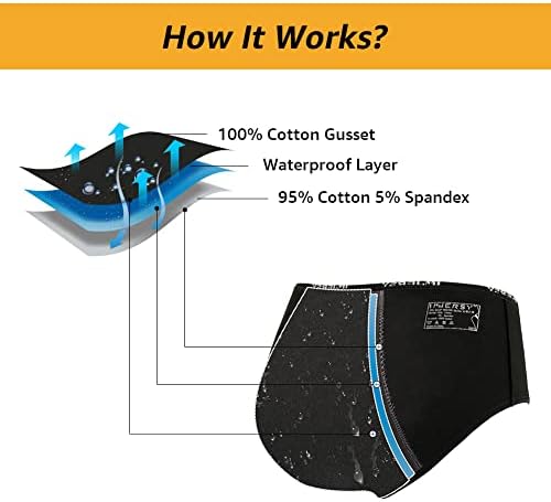 INNERSY Teen Girls Leakproof Cotton Period Underwear - 3 Pack - Image 3