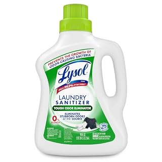 Lysol Laundry Sanitizer, Detergent Additive, Tough Odor Eliminator, 90oz