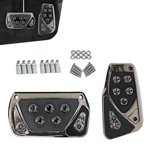 Teybouk 2 PCS Car Pedal Pads, Anti-slip Transmission Brake and