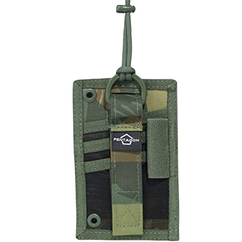 Pentagon ID Card Holder Greek Lizard Camo