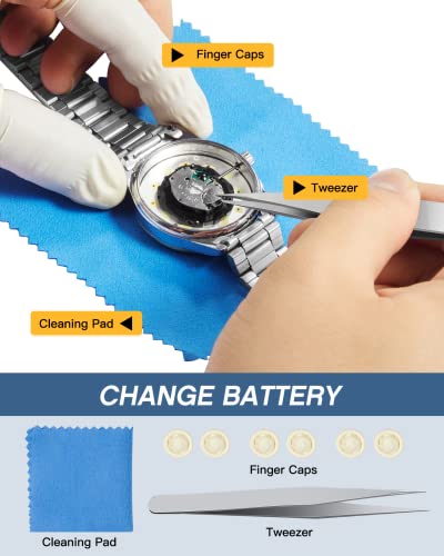 Vastar Watch Repair Kit Professional Spring Bar Tool Set, Watch Band Link Pin Tool Set With Carrying Case #TOP5